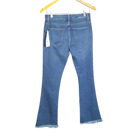 Current/Elliott The Flip Flop Flare Raw Hem Womens Jeans Size 24 NWT - Picture 4 of 8